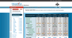 Desktop Screenshot of business-cards.choosewhat.com